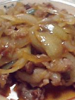 豚肉と玉ねぎの甘辛炒め-レシピのメイン写真