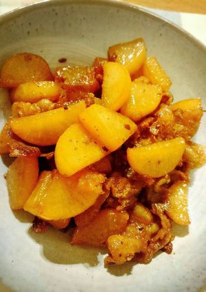 ご飯がすすむ！豚バラ大根の煮物-レシピのメイン写真