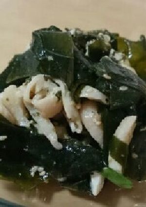 おつまみに★鶏皮わかめ-レシピのメイン写真