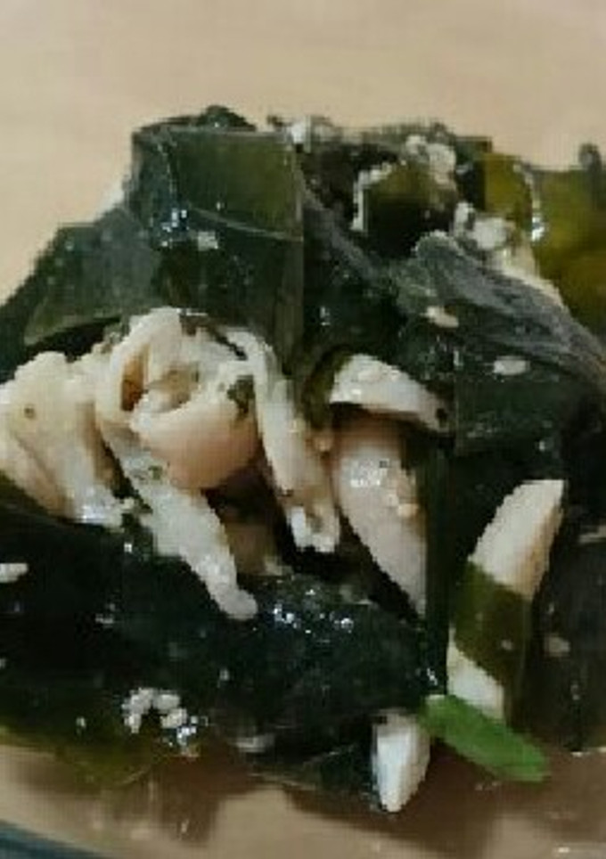 おつまみに★鶏皮わかめ-レシピのメイン写真