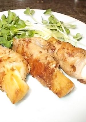 長芋・ニンニク豚ロース巻-レシピのメイン写真