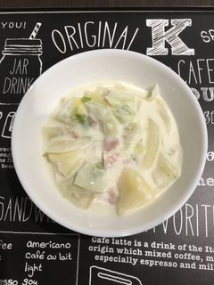 白菜とじゃがいものクリーム煮♫-レシピのメイン写真