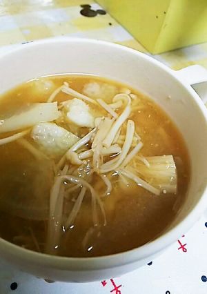 真っ白野菜たちの味噌汁-レシピのメイン写真