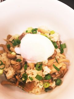 簡単!キノコと牛肉の旨旨混ぜごはん☆-レシピのメイン写真