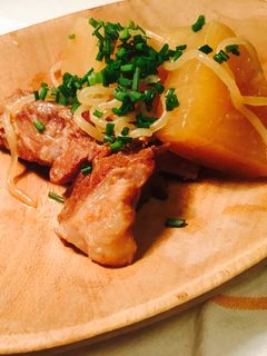スペアリブと大根の煮物-圧力鍋使用--レシピのメイン写真