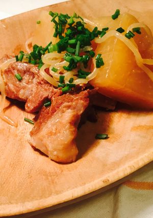 スペアリブと大根の煮物-圧力鍋使用--レシピのメイン写真