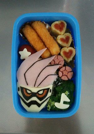仮面ライダーエグゼイド☆キャラ弁-レシピのメイン写真