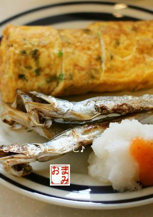 干物にもみじおろしを少し♪-レシピのメイン写真
