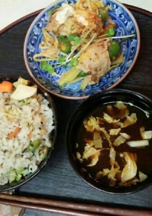 三品定食（血管ダイエット食936）-レシピのメイン写真