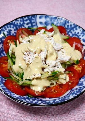 糖質制限！練りゴマなしで棒棒鶏-レシピのメイン写真