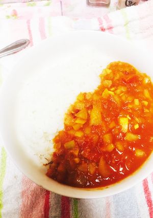 簡単★スパイスで作るトマトカレー★手軽♪-レシピのメイン写真