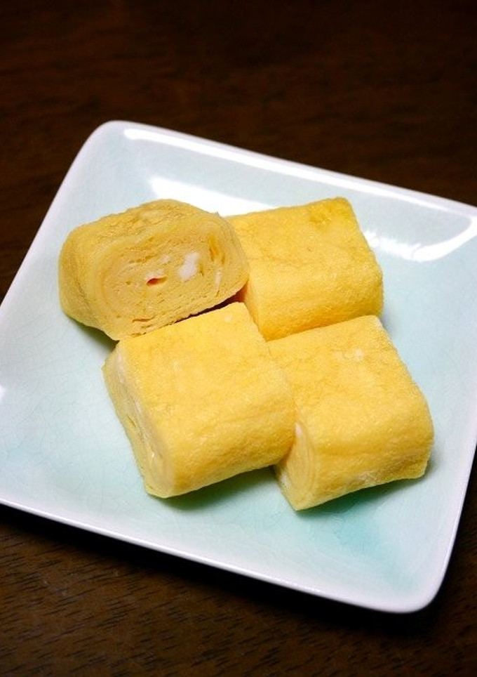 簡単！卵1個で中華ダシ巻き卵-レシピのメイン写真