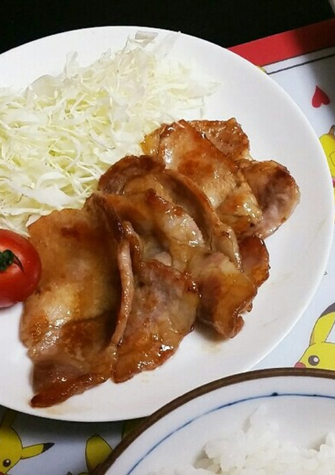 簡単！みりん、お酒使わない生姜焼き-レシピのメイン写真