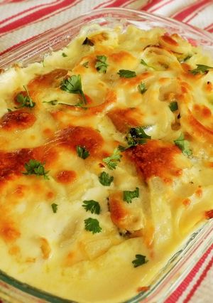 かぼちゃとチーズのクリーミー重ね焼き-レシピのメイン写真