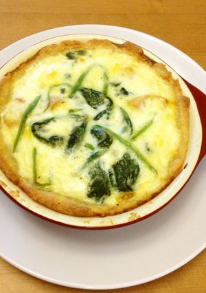 【自分用メモ】ほうれん草のキッシュ-レシピのメイン写真