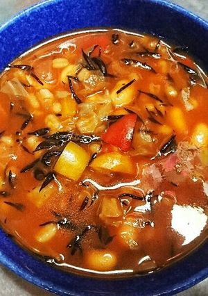健康！食べるスープ(もち麦入り)-レシピのメイン写真