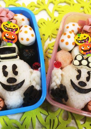 ハロウィン ミッキー お弁当 キャラ弁-レシピのメイン写真