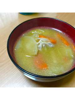 野菜たっぷり鶏肉味噌汁-レシピのメイン写真