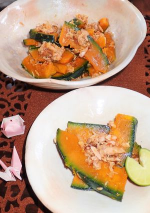 無限かぼちゃ　鰹節をいれて-レシピのメイン写真