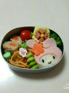 簡単キャラ弁☆マイメロ-レシピのメイン写真