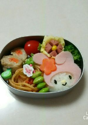 簡単キャラ弁☆マイメロ-レシピのメイン写真