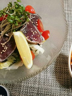 カツオのたたきと炒め野菜のサラダ-レシピのメイン写真