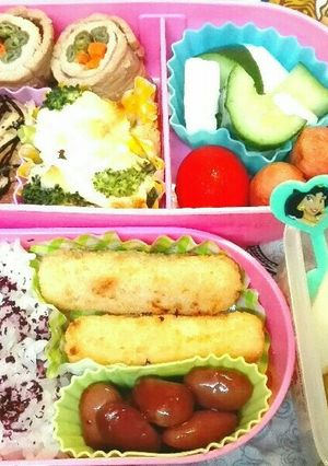 中学生女子　時短簡単弁当72（小３妹用）-レシピのメイン写真