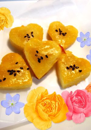 可愛いハートのスイートポテト♡-レシピのメイン写真