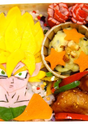ドラゴンボール 孫悟空 キャラ弁-レシピのメイン写真