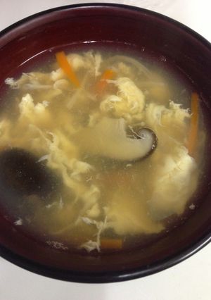 ホタテ香る中華風卵スープ-レシピのメイン写真