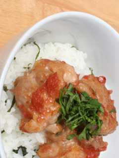さっぱり夏の丼♡梅しそチキン丼-レシピのメイン写真