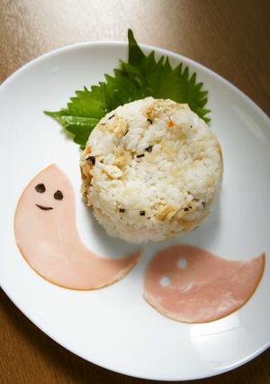 リメイク、ハロウィンのちらし寿司-レシピのメイン写真