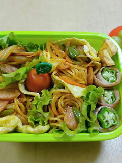 絡まないパスタ弁当☆スパゲティナポリタン-レシピのメイン写真
