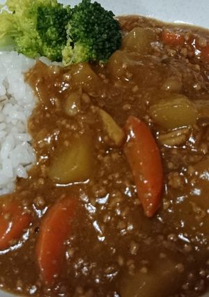 青パパイヤで☆挽肉カレー☆-レシピのメイン写真