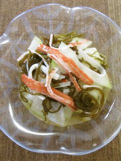 冬瓜ともずくの酢の物-レシピのメイン写真