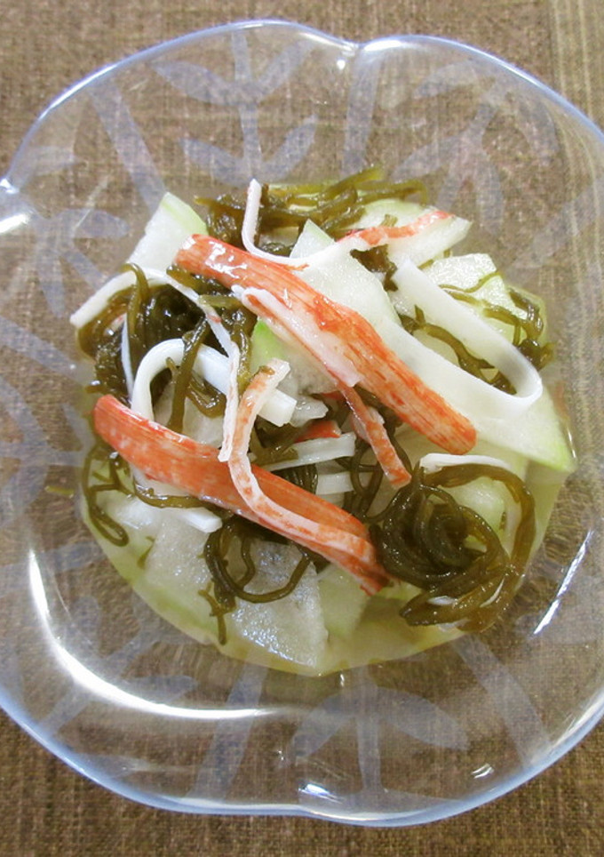 冬瓜ともずくの酢の物-レシピのメイン写真