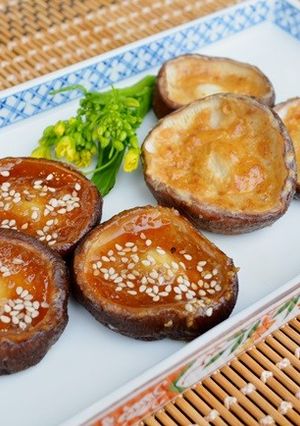 生しいたけ味噌焼き2種-レシピのメイン写真