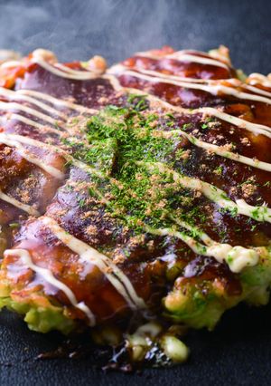 大麦ピューレのふわふわお好み焼き-レシピのメイン写真