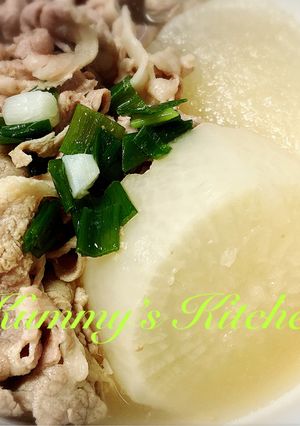 白だしde大根と豚肉の炊いたん-レシピのメイン写真