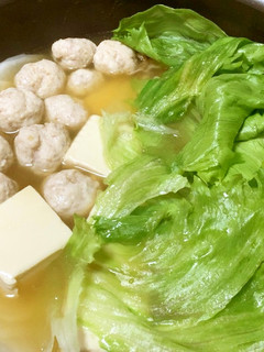 定番!レタしゃぶスープ-レシピのメイン写真