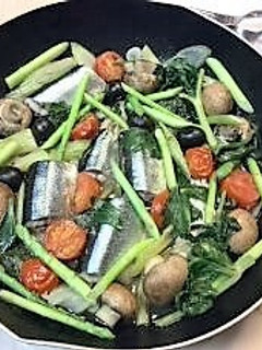 秋刀魚のアクアパッツァ-レシピのメイン写真