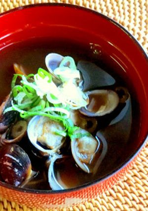 ごまとしじみの赤だし-レシピのメイン写真