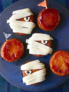 <ハロウィン>ミイラのかぼちゃ餅-レシピのメイン写真