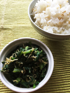 ごはんのお供♪♪大根葉とちりめんの佃煮-レシピのメイン写真