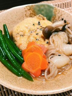 がんもどきとしらたきの優しい煮物♡-レシピのメイン写真