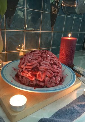 ビックリ 脳みそケーキ-レシピのメイン写真