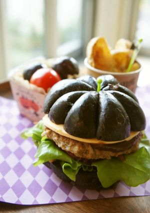 秋のランチに＊ハロウィンバーガー-レシピのメイン写真