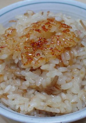 なめたけとツナで炊き込みご飯-レシピのメイン写真