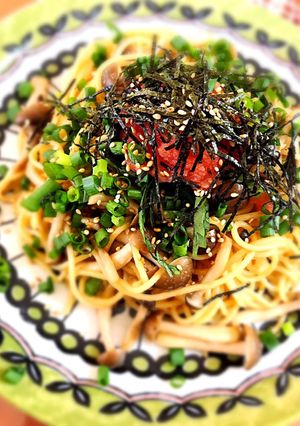 我が家の和風★きのこ明太子パスタ-レシピのメイン写真