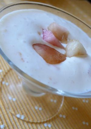 ★　フレッシュ桃のババロア　★-レシピのメイン写真